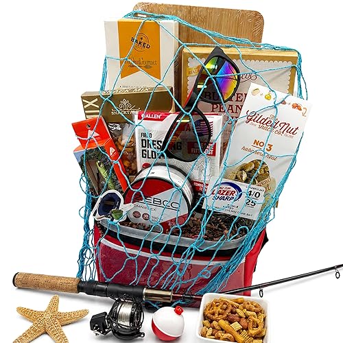 Fishing Gift Basket for Fathers Day