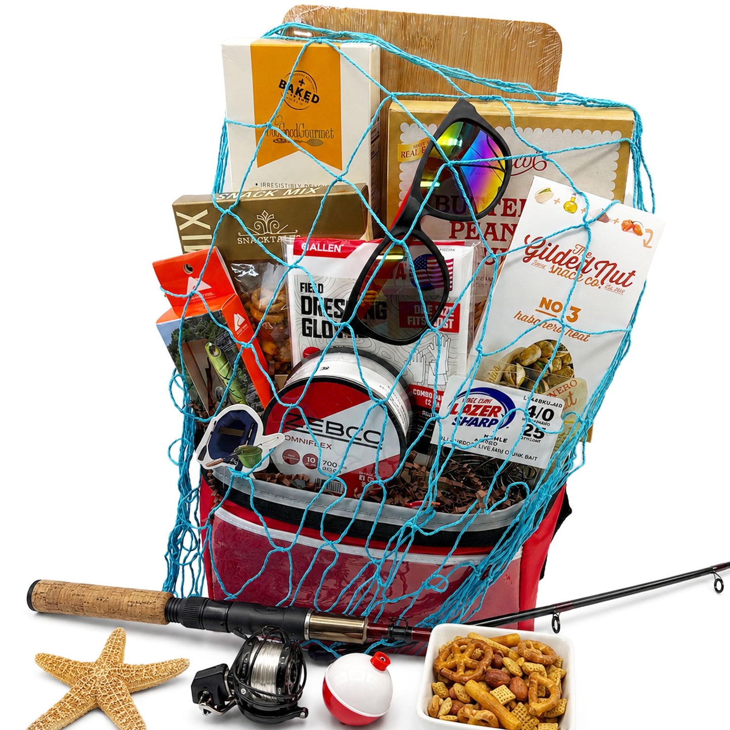 Fishing Gift Basket for Fathers Day