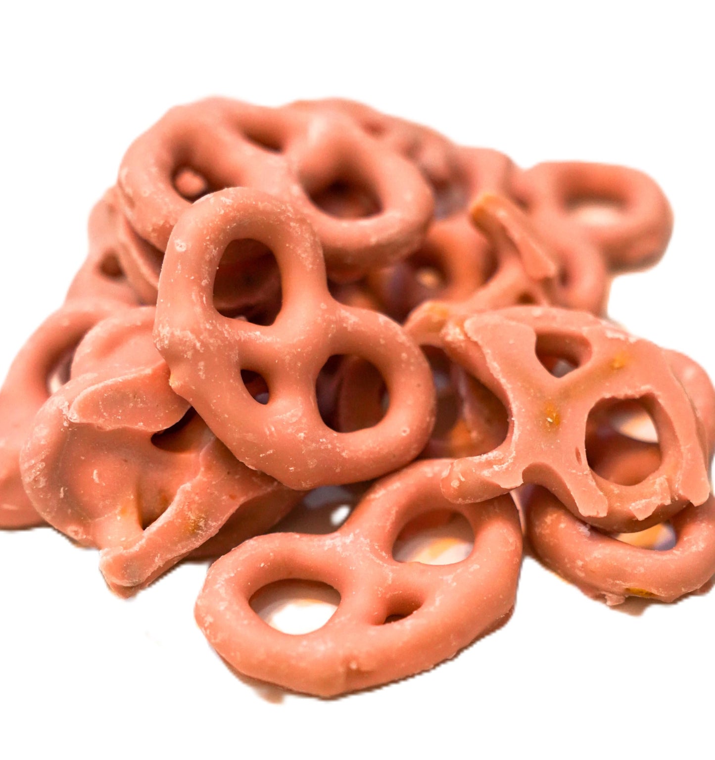 Strawberry Yogurt Covered Pretzels - 1 lb Resealable Bag | Sweet & Crunchy Snack | Fresh Gourmet Pretzel Treats | Perfect for Gifting, Parties