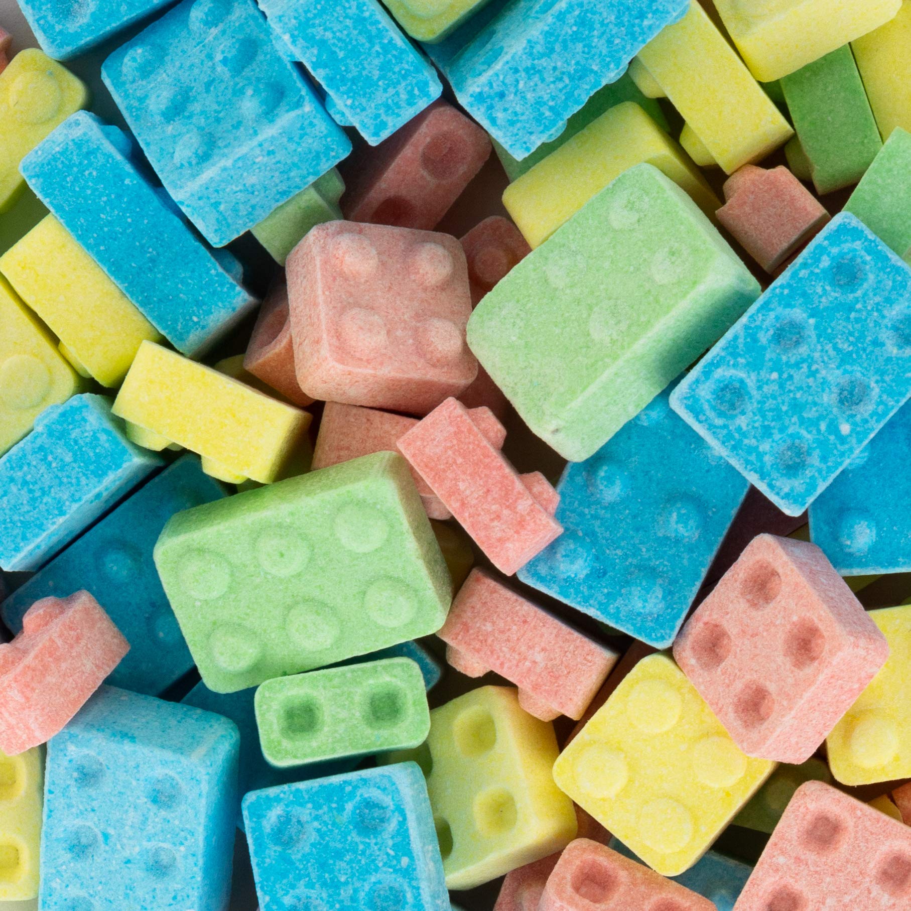 Dee Best Candy Bricks Building Brick Candy Assortment - 18 Party Favor Bags Assorted Fruit Flavors Fun for All Ages Make Your Event Sweet with These