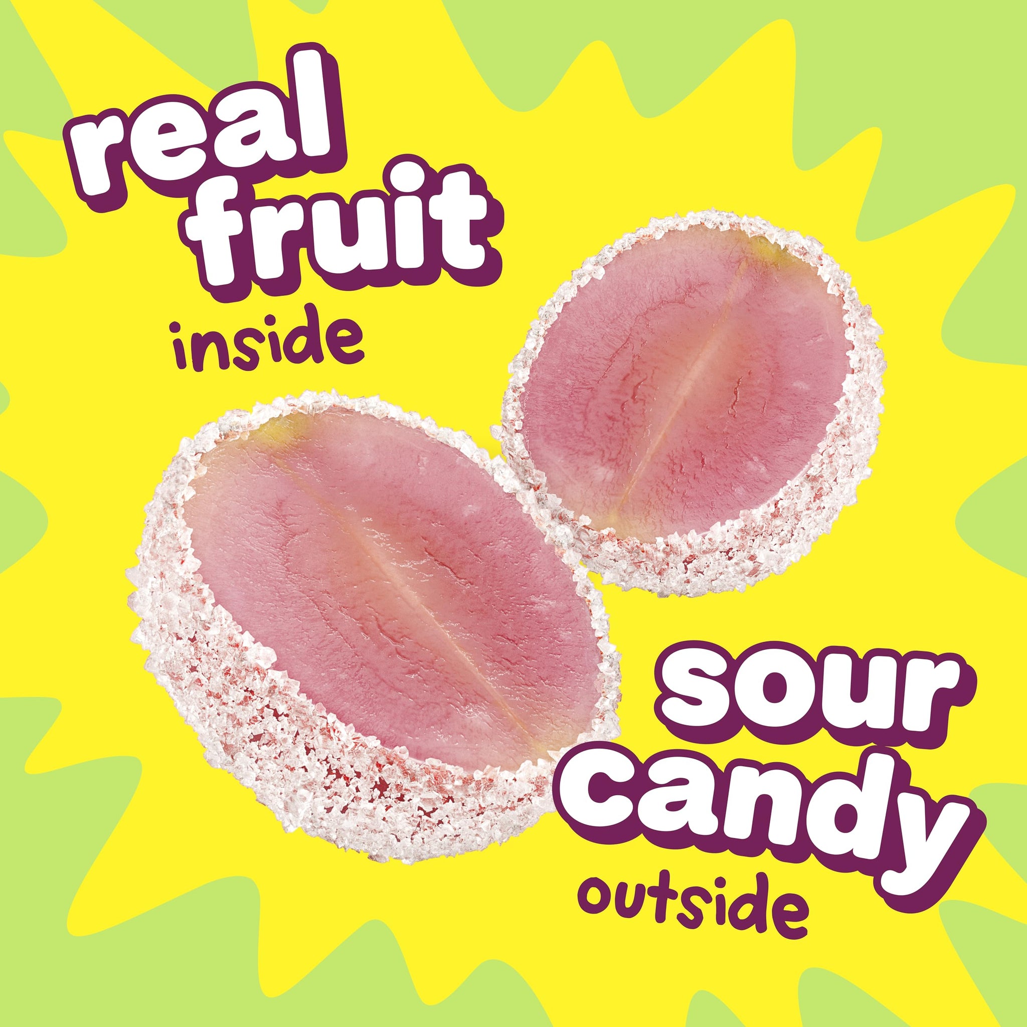Fruit Riot Sour Candy Grapes, Made with Real Fruit, 8oz, Gluten-Free