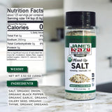 Jane’s Krazy Organic Mixed-Up Salt Blend 3.53oz | Seasoned Salt | Original Jane’s Krazy Seasoning Salt now Certified USDA Organic (3.53 oz)