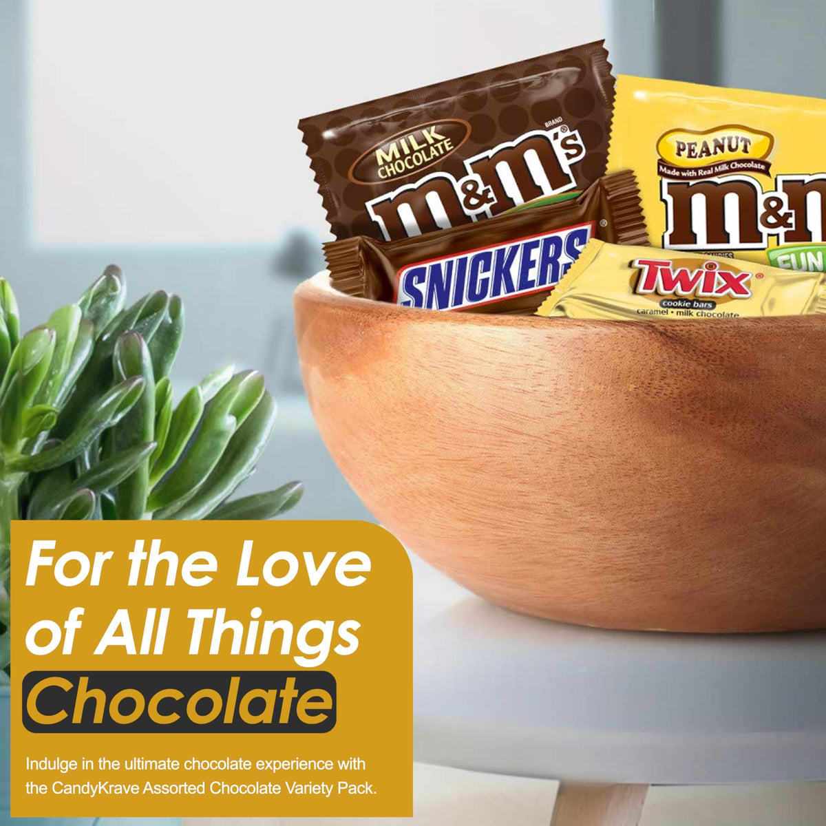 CandyKrave Halloween Assorted Chocolate Candy Variety Pack - 4lb Assorted Bulk Chocolate Candy & Chocolate Gifts - Halloween Chocolate Candy