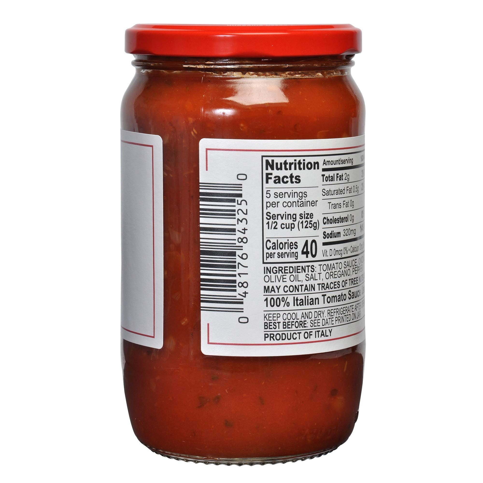 Mantova Mantova Italian Marinara Sauce 24 ounce (Pack of 2), 100% Italian Tomatoes, Great Taste,, 2 Count ()