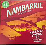 4 x 80 Count Boxes Nambarrie Tea Bags (320 Bags)