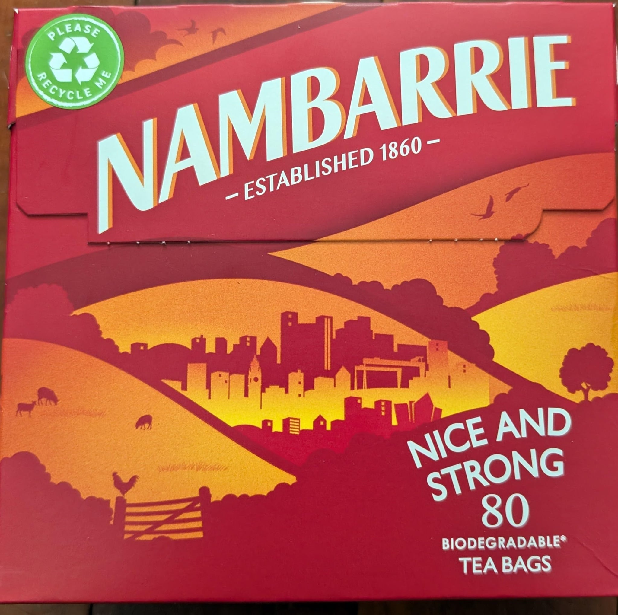 4 x 80 Count Boxes Nambarrie Tea Bags (320 Bags)