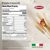 Granoro Italian Potato Gnocchi Pasta, Soft Traditional Potato Dumplings, Authentic Italian Gnocchi for Pasta Dishes, Product of Italy, 17.6 oz (500g)