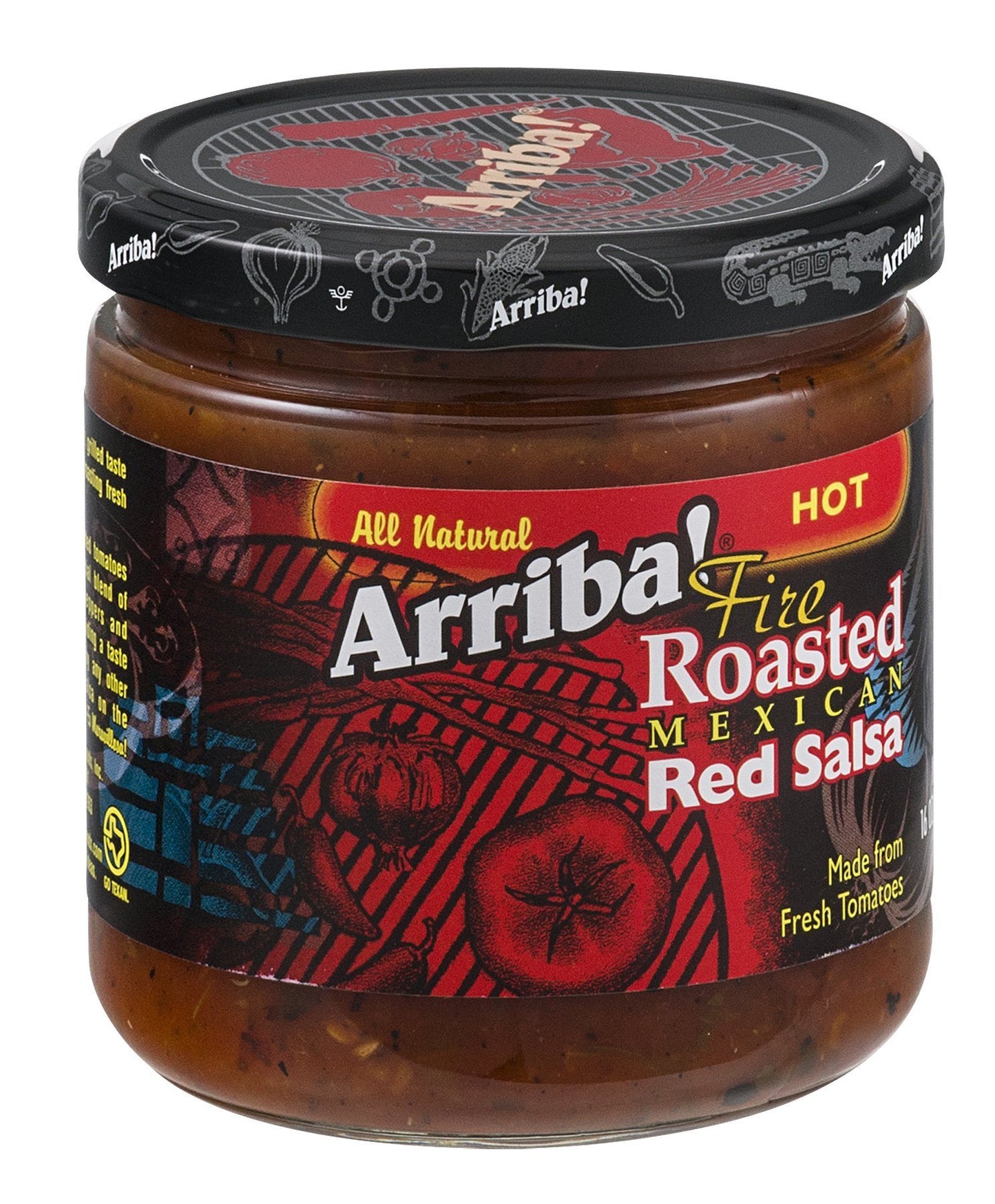 Arriba Salsa Red Hot, 16 oz