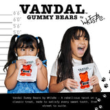 Vandal Gummy Bears by WhIsBe - Gluten-Free, Bold Art-Inspired Candy - Resealable 8 oz. Stand Up Bag | 2 Pack