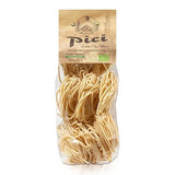 Morelli Pici Pasta di Toscana - Italian Gourmet Organic Pici Noodles - Thick Organic Pasta Nests Made in Italy from Durum Wheat Semolina - 17.6oz