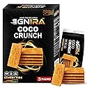 IGNIRA COCO Crunch Coconut Crackers, Crispy Plant-Based Coconut Chips, Toasted Coconut Cookie Thins, Premium Snack Treats, Creative Snacks for Adults