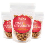 Mrs. Barr’s Natural Foods Granola | Honey & Strawberry | Certified Organic Gluten Free Oats | Soft Texture | Small Batch | Gourmet Quality | Real
