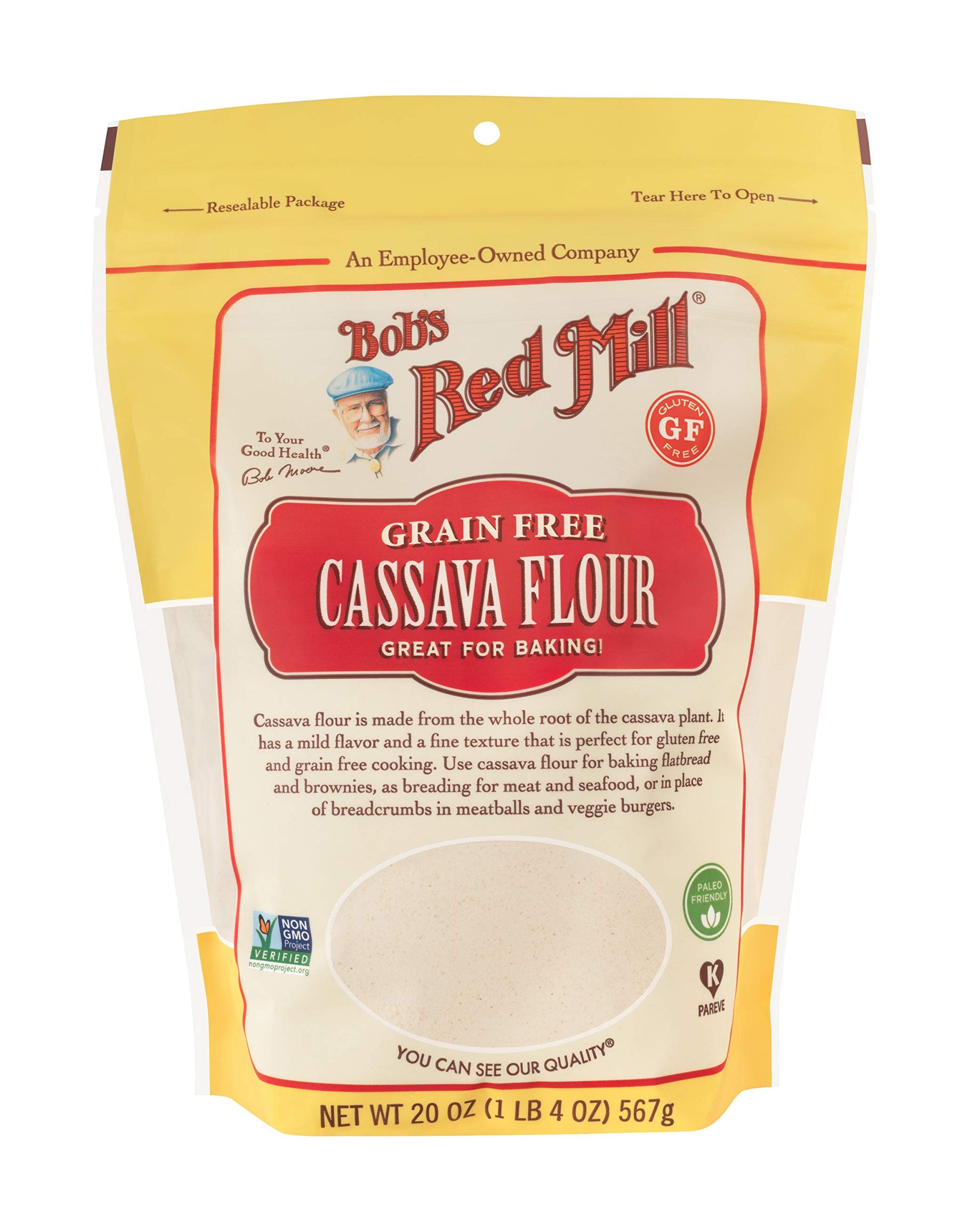 BOBS RED MILL Cassava Flour, 20 OZ
