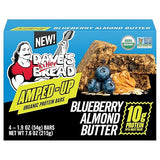 Dave's Killer Bread Amped-Up Blueberry Almond Butter Organic Protein Bars, 4 Count