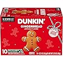 Dunkin' Gingerbread Artificially Flavored Coffee, Keurig K-Cup Pods, 10 Count Box