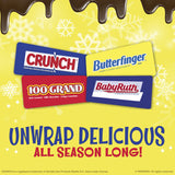 100 Grand Crispy Milk Chocolate with Caramel, Full Size Individually Wrapped Candy Bars, 1.5 oz each, Bulk 18 Count Box