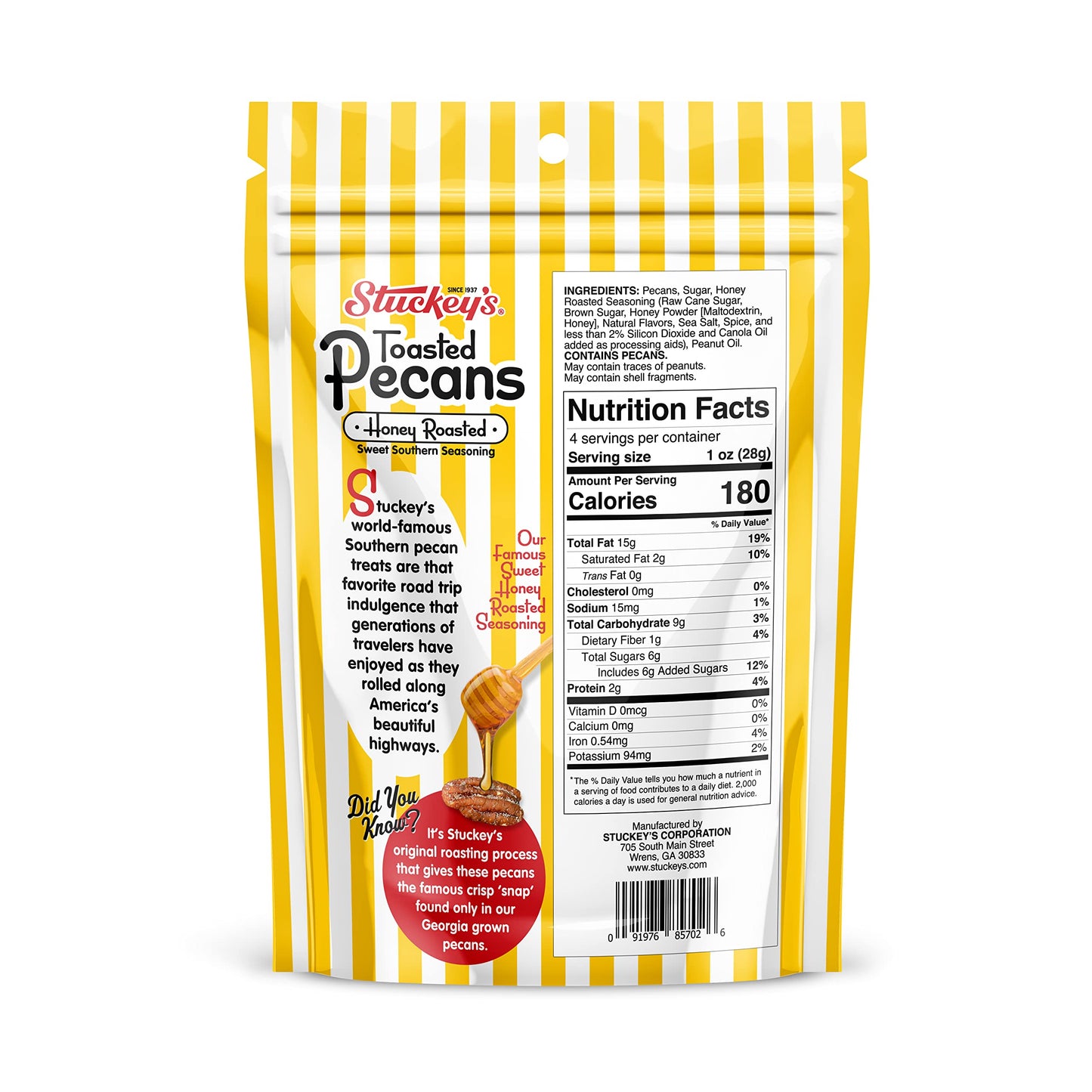 Stuckey's Pecans (Honey Roasted)