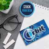 ORBIT Peppermint Sugar Free Gum Individually Wrapped, Bulk Packs of Gum, 12 Packs of 14-Pieces (168 Total Pieces)