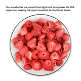 ONETANG Freeze-Dried Fruit Strawberry, 10 Pack Single-Serve Pack, Non GMO, Kosher, No Add Sugar, Gluten free, Vegan, Holiday Day Gifts, Healthy Snack