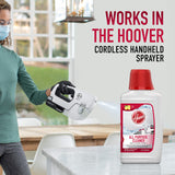 Hoover All Purpose Cleaner Solution, 32 oz., Lemon Scent, For Use on Hard Floors, Counters, Tubs and More, Formulated for Cordless Handheld Sprayer