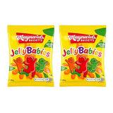 Maynards Bassetts Jelly Babies 130g (Pack of 2), Fruity Sweets