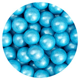 Light Blue Shimmer Gumballs 1 Inch Gumballs, 2 Pound Bulk Blue Candy (Approx. 110 Pieces), Light Blue Candy, Gumballs 1 Inch Blue Shimmer, The Hampton