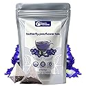 Organic Pharmacist Butterfly Pea Flower Tea Bags, Dried Purple Butterfly Flowers, Blue Butterfly Tea Bags, Vibrant Whole Flower Blue Herbal Tea