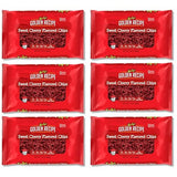 Gurley's Cherry Flavored Baking Chips, Sweet Cherry Chips for Baking, Ideal for Cakes, Cookies, Frosting & Desserts, 10 oz (Pack of 6)