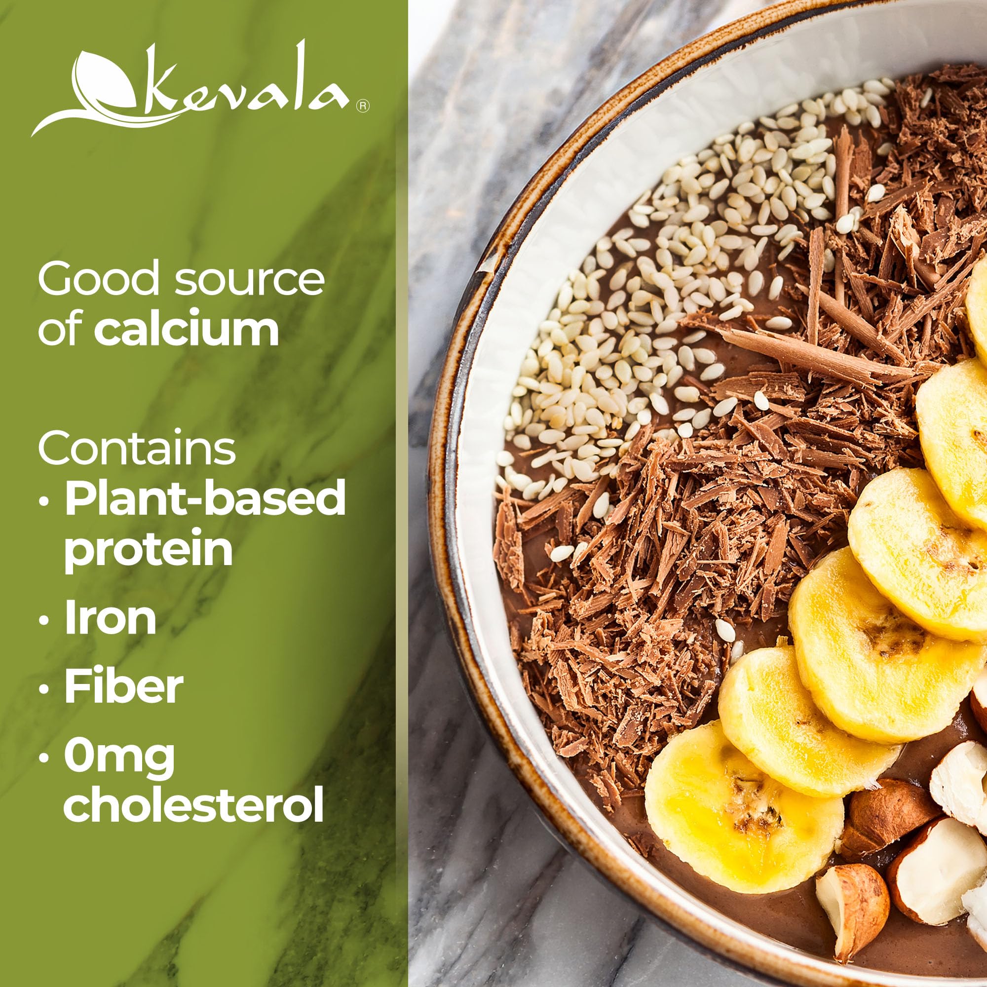 Kevala Raw Sesame Seeds Unhulled - 2 lb, 32 oz, Fresh Crunchy Seasoning
