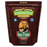 Don Pablo Colombian Decaf - Swiss Water Process Decaffeinated - Light Roast Gourmet Coffee - 100% Arabica Whole Bean, Non-GMO, Low Acidity, 907g (2LB)