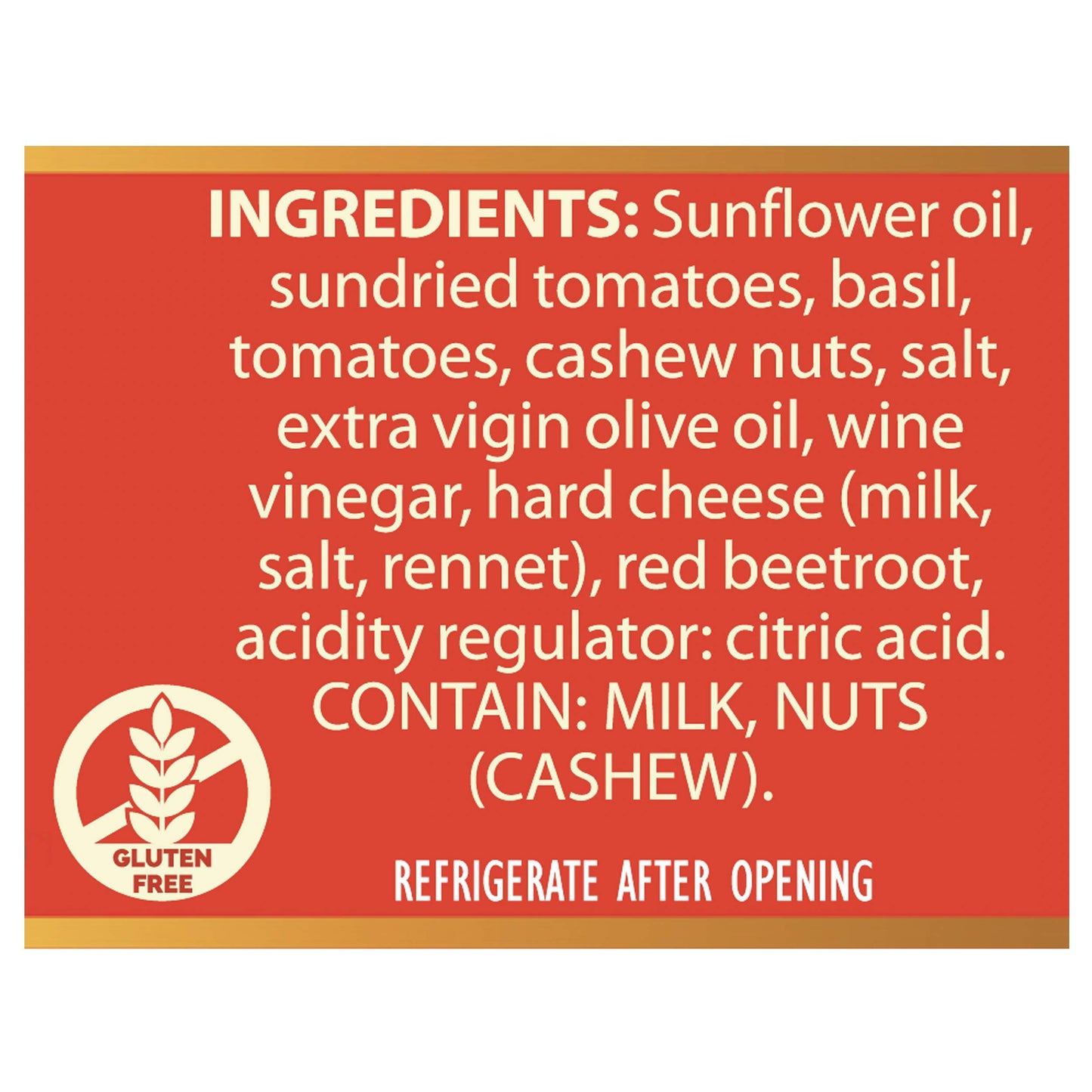Flora Sun Dried Tomato Pesto Sauce (10oz. Jar)