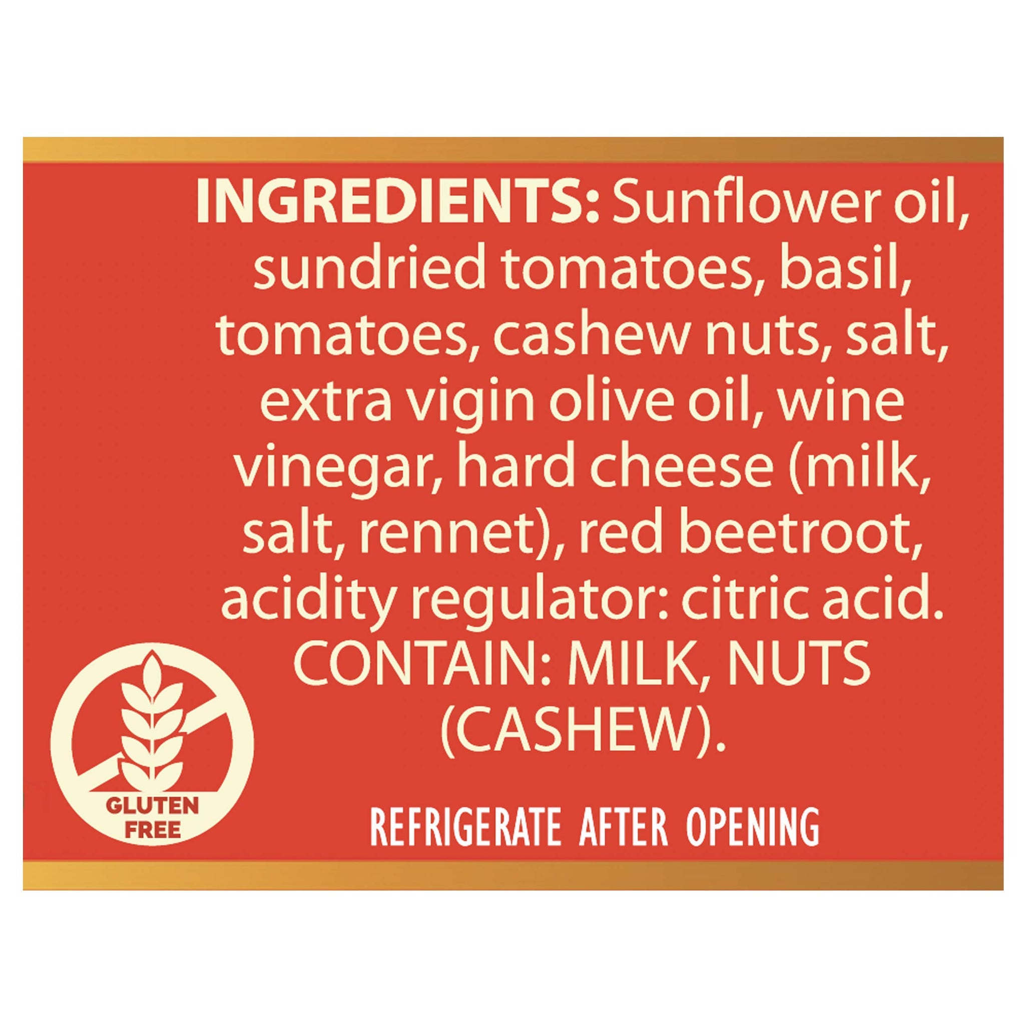 Flora Sun Dried Tomato Pesto Sauce (10oz. Jar)