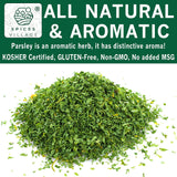 Spices Village Dried Parsley Flakes, Dry Parsley Seasonings, 1.7 Ounces, Kosher Certified, All Natural, Fresh, Gluten Free, Non GMO, Resealable Bulk