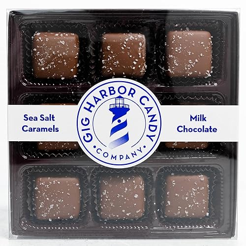 Gig Harbor Candy Company Milk Chocolate Sea Salt Caramels - 6 oz