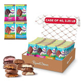 ONLINE EXCLUSIVE - Russell Stover Easter Assorted Chocolate Candy Eggs, 1.3 oz. (Pack of 40) - Marshmallow, Caramel, Truffle, Raspberry Creme - Easter