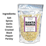 Tolosa Pointe Santa Maria Seasoning & BBQ Rub, 12 Oz, Sugar Free, Gluten Free, for Tri Tip, Pork, Steak, Chicken, Prime Rib Roast, & Grill