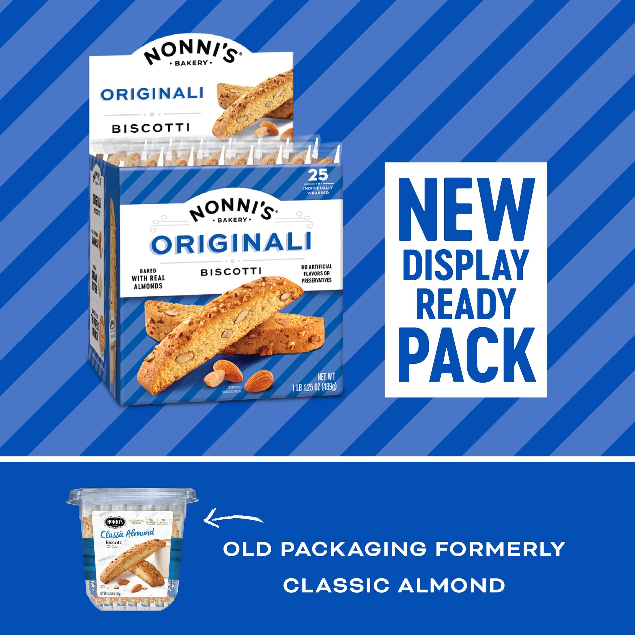 Nonni's Biscotti Value Pack, Originali, 50 Count