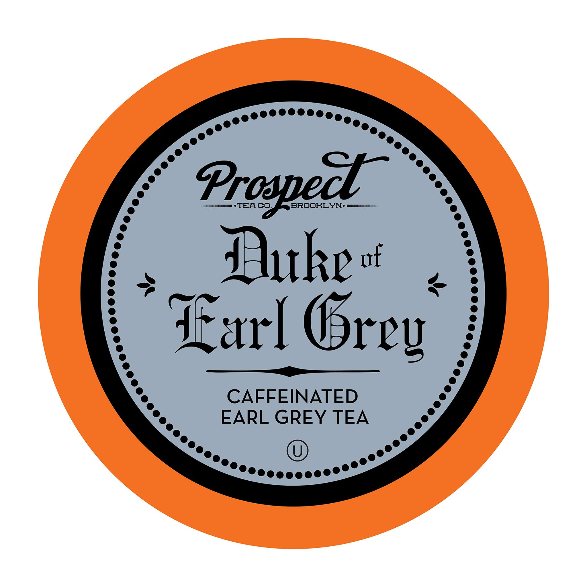 Prospect Tea Co. Duke Of Earl Grey Tea Pods Compatible with K Cup Brewers Including 2.0, 40 Count