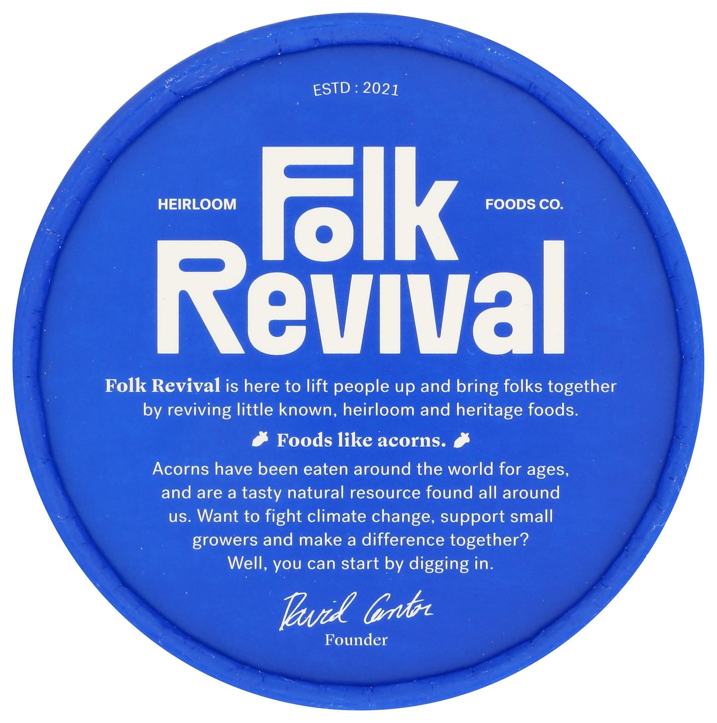 Folk Revival, Cereal Cup Grain Free Maple Walnut, 1.94 Ounce