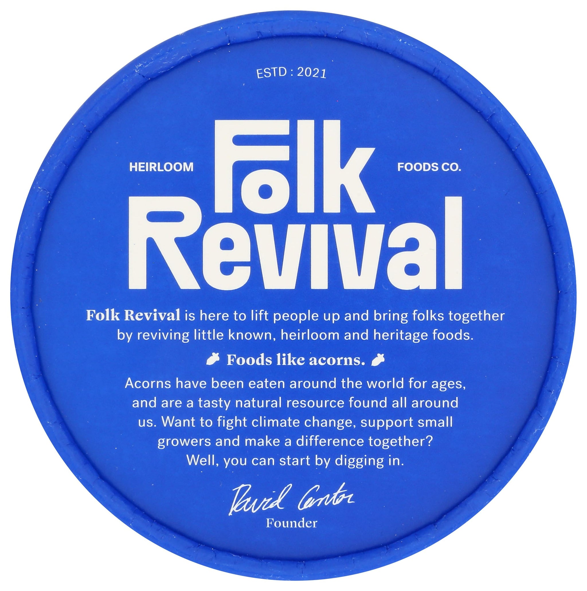Folk Revival, Cereal Cup Grain Free Maple Walnut, 1.94 Ounce