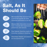 Vera Salt Fine Spring Salt - 300g Pack - Hand?Harvested White Crystals from Spain - Fine Texture with Natural Minerals - Plastic-Free Packaging