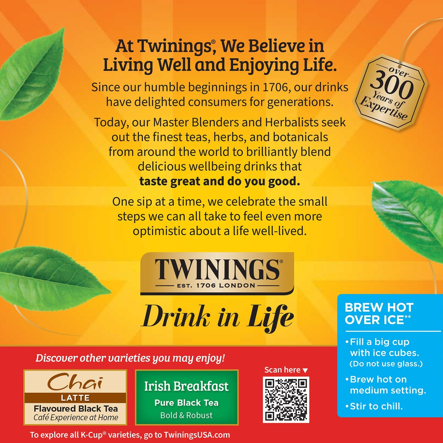 Twinings English Breakfast Black Tea 72 K-Cup Pods for Keurig, 12 Count (Pack of 6) Smooth, Flavourful, Robust, Caffeinated, Enjoy Hot or Iced