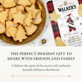 Walker's Shortbread Santa Assorted Holiday Tin, Pure Butter Shortbread Cookies, 8.8 Oz Tin