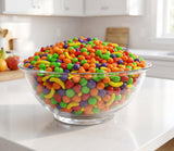 1 lb Bulk Mini Fruit Shaped Candy - Fruity Crunchy Candy in Banana, Strawberry, Orange, Grape & Apple Flavors | Classic Nostalgic Mix