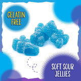 Sour Bears Gummy Candy | 24 Packs | Blue Candy | Raspberry Jelly Bears for Lunchbox Snacks, Goodie Bags & Baby Boy Shower Favors | Gelatin Free Sour
