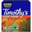 Timothy's World Coffee, Noisette, Hazelnut-Flavored Coffee, K-Cup Portion Pack for Keurig K-Cup Brewers, 24-Count (Pack of 2)