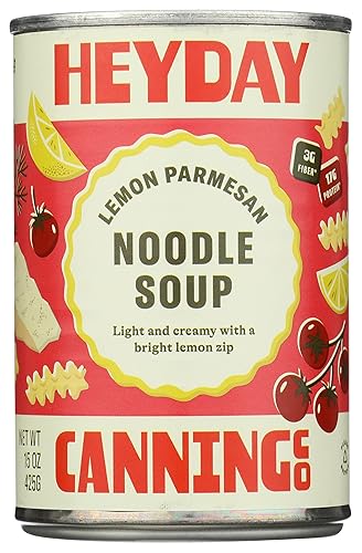 Heyday Canning Co Lemon Parmesan Noodle Soup, 15 OZ
