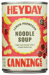 Heyday Canning Co Lemon Parmesan Noodle Soup, 15 OZ