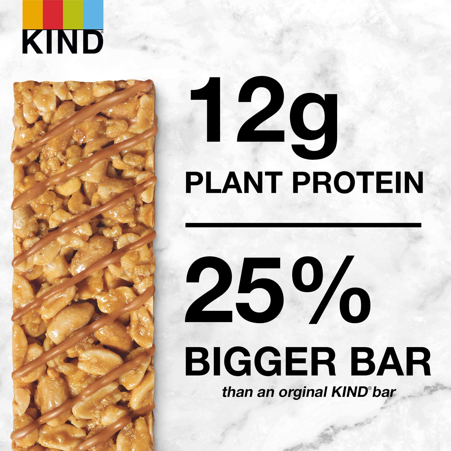 KIND Protein Bars, Crunchy Peanut Butter, Gluten Free, Healthy Snacks, 12g Protein, 12 Count