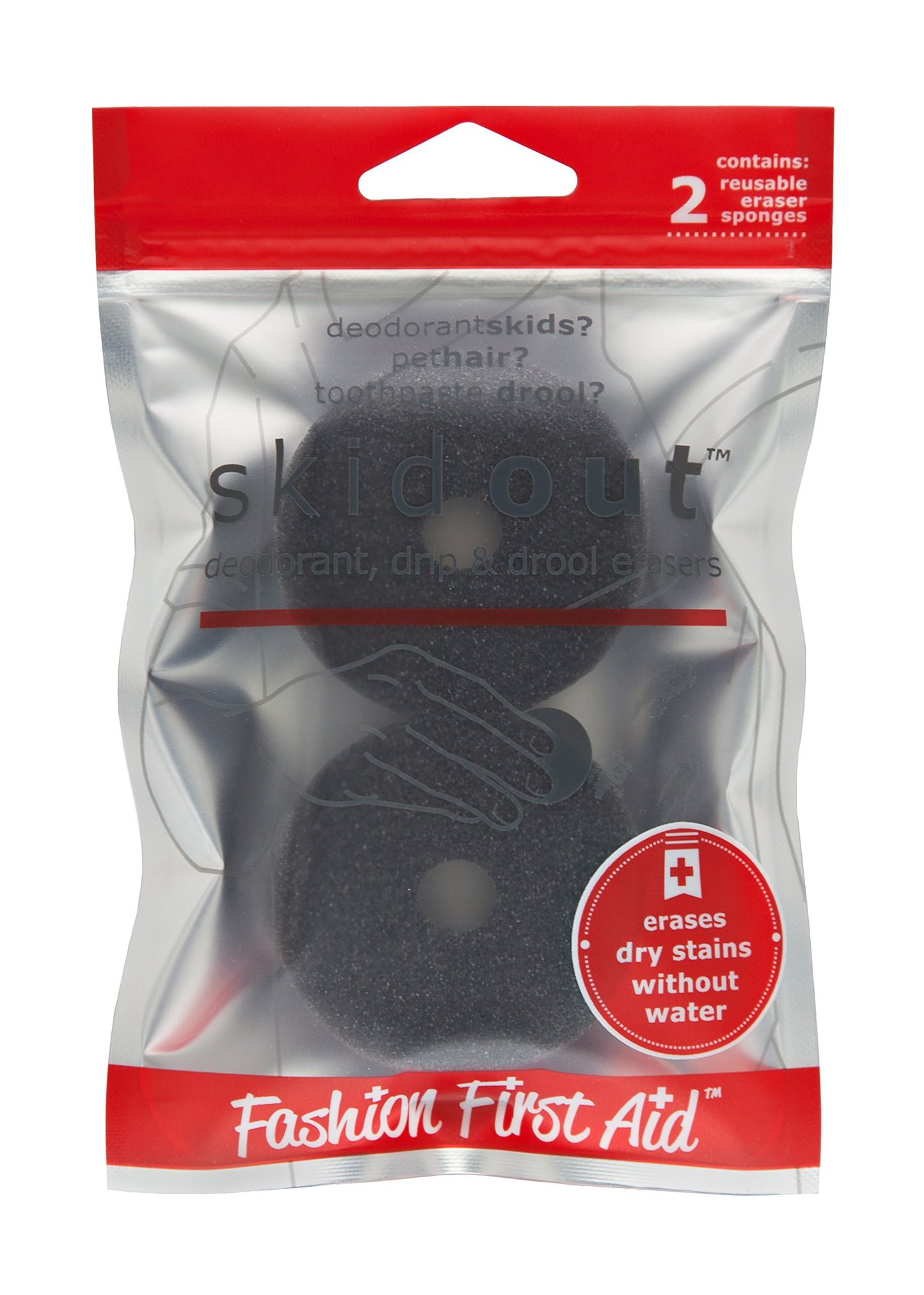 Stain Treater and Spot Remover Sponges for Clothes - Emergency Stain Rescue- Erase Deodorant, Makeup, Toothpaste Stains - Stain Remover for Clothes